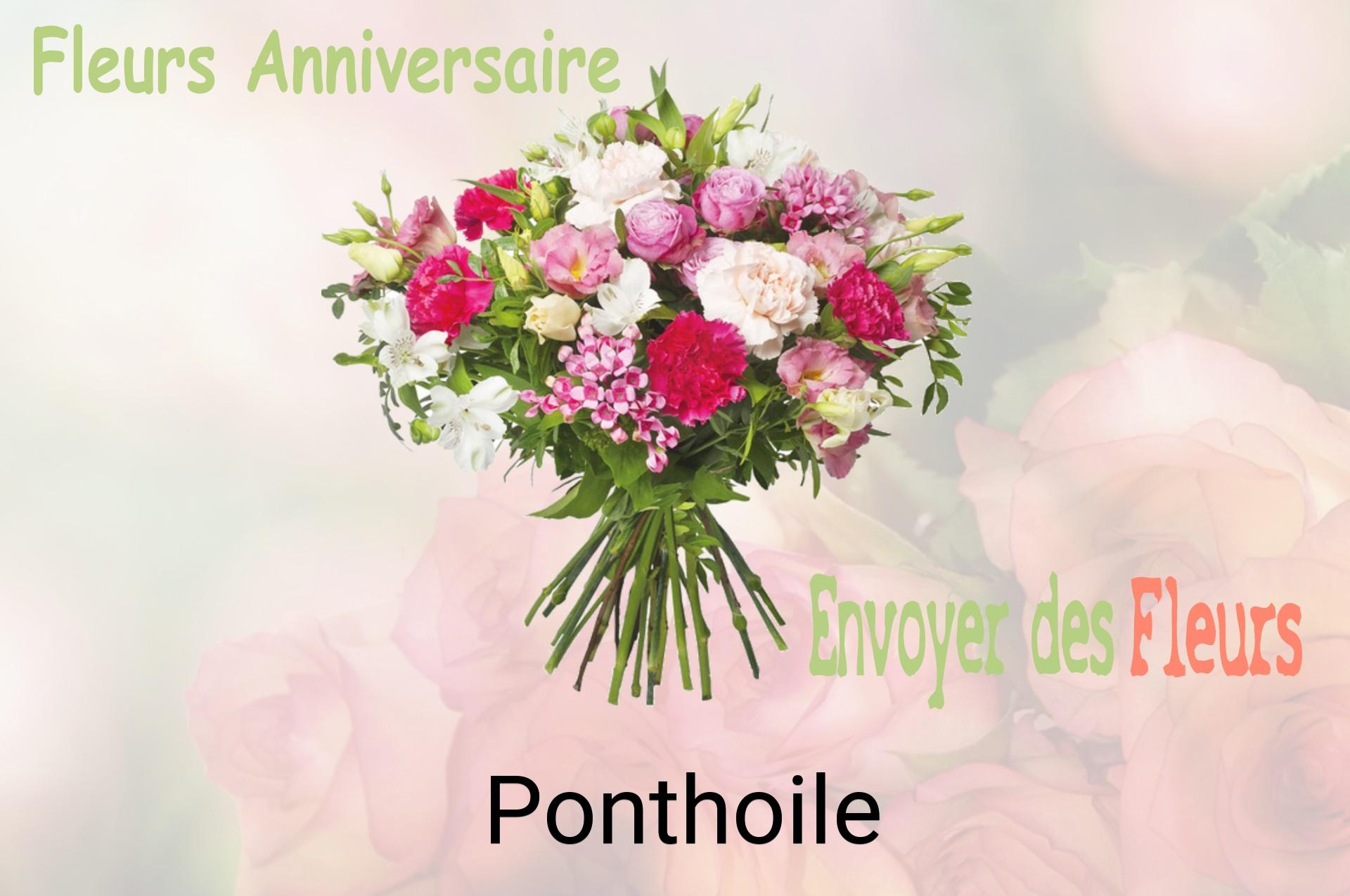 Bouquet de fleurs d’anniversaire livré à Ponthoile