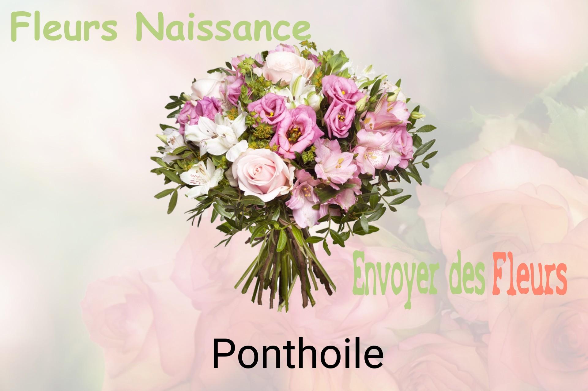 Bouquet de fleurs de naissance livré à Ponthoile